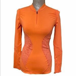 NWT Vimmia Lace Half Zip Pullover S
